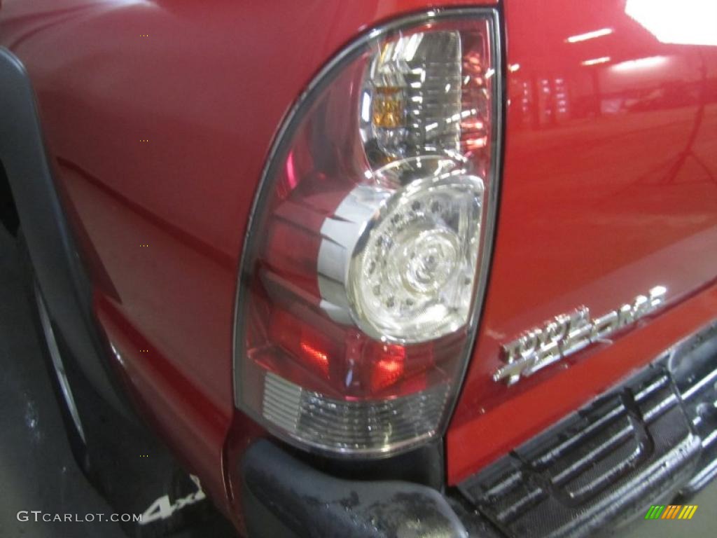 2009 Tacoma V6 Double Cab 4x4 - Barcelona Red Metallic / Graphite Gray photo #13