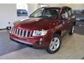 2011 Deep Cherry Red Crystal Pearl Jeep Compass 2.4 Limited 4x4  photo #2
