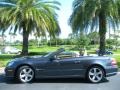 Steel Grey Metallic 2009 Mercedes-Benz SL 550 Roadster Exterior