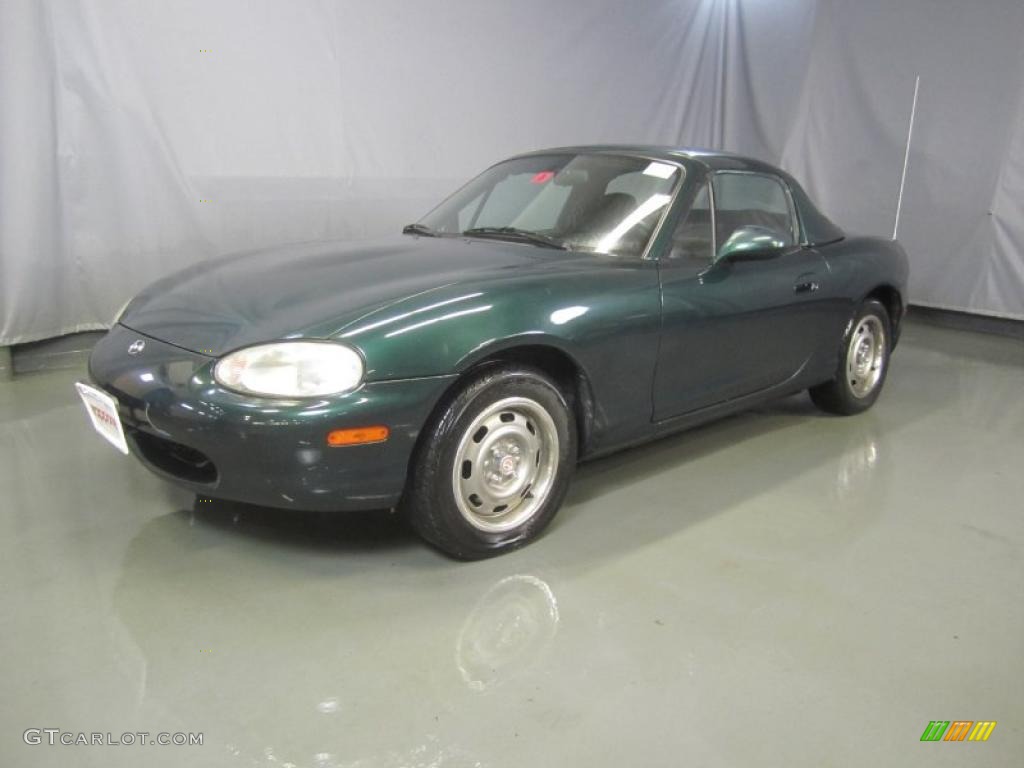 1999 MX-5 Miata Roadster - Emerald Green Mica / Black photo #1