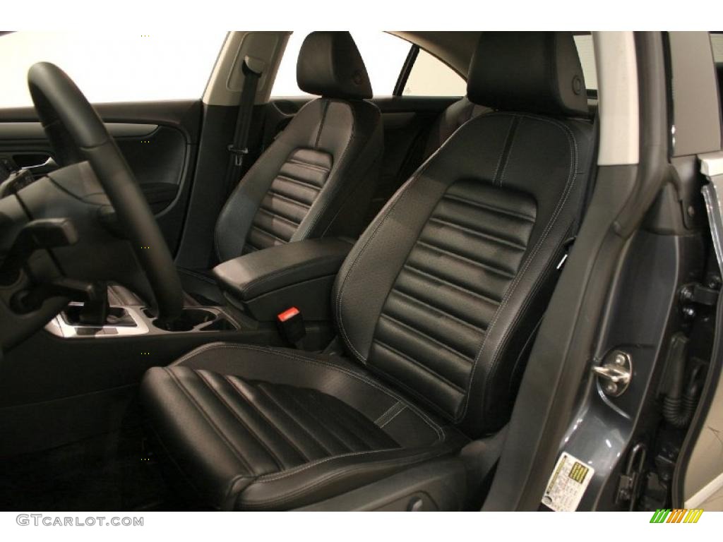 Black Interior 2011 Volkswagen CC Sport Photo #47619155