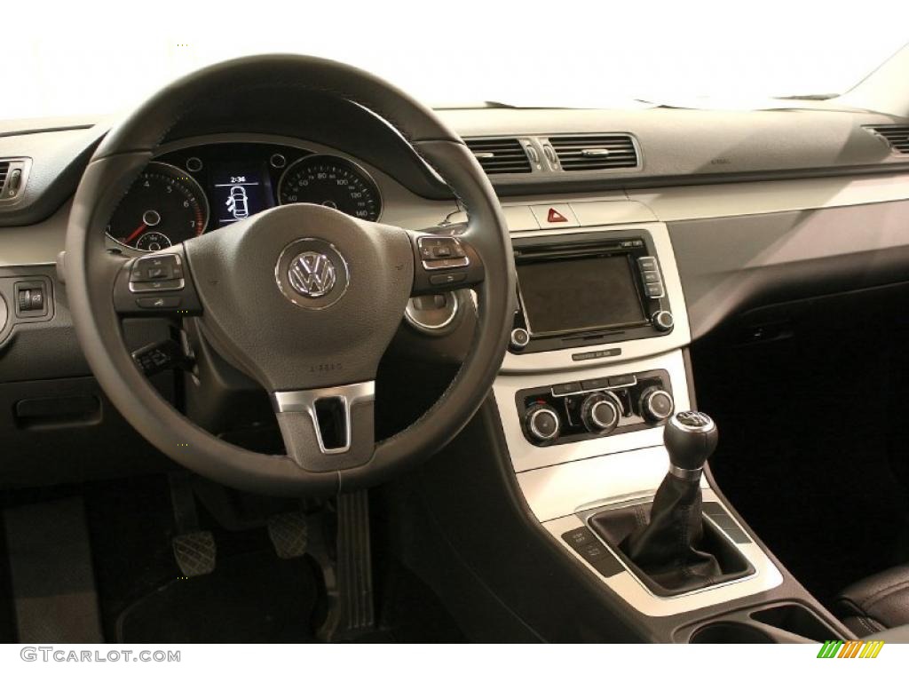 2011 Volkswagen CC Sport Black Dashboard Photo #47619170
