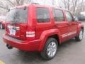 2008 Inferno Red Crystal Pearl Jeep Liberty Limited 4x4  photo #2