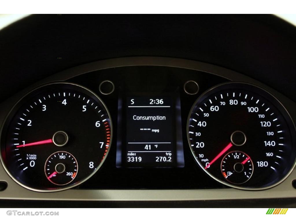 2011 Volkswagen CC Sport Gauges Photo #47619200