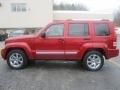 2008 Inferno Red Crystal Pearl Jeep Liberty Limited 4x4  photo #11