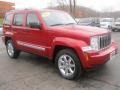 2008 Inferno Red Crystal Pearl Jeep Liberty Limited 4x4  photo #15