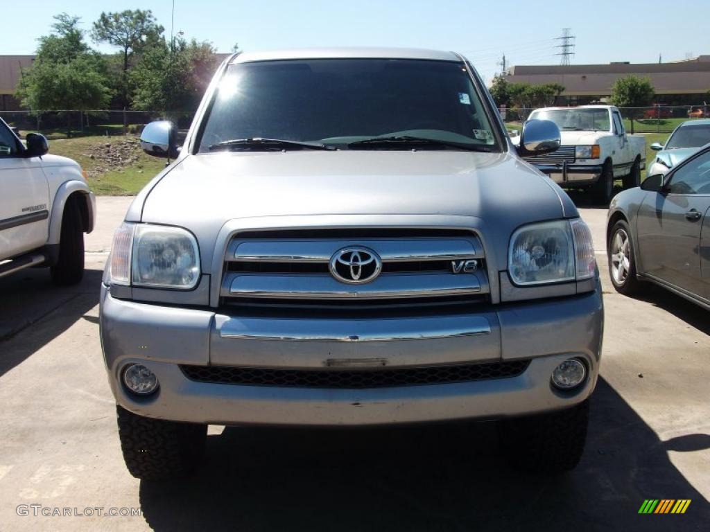 2005 Tundra SR5 Double Cab - Silver Sky Metallic / Light Charcoal photo #2