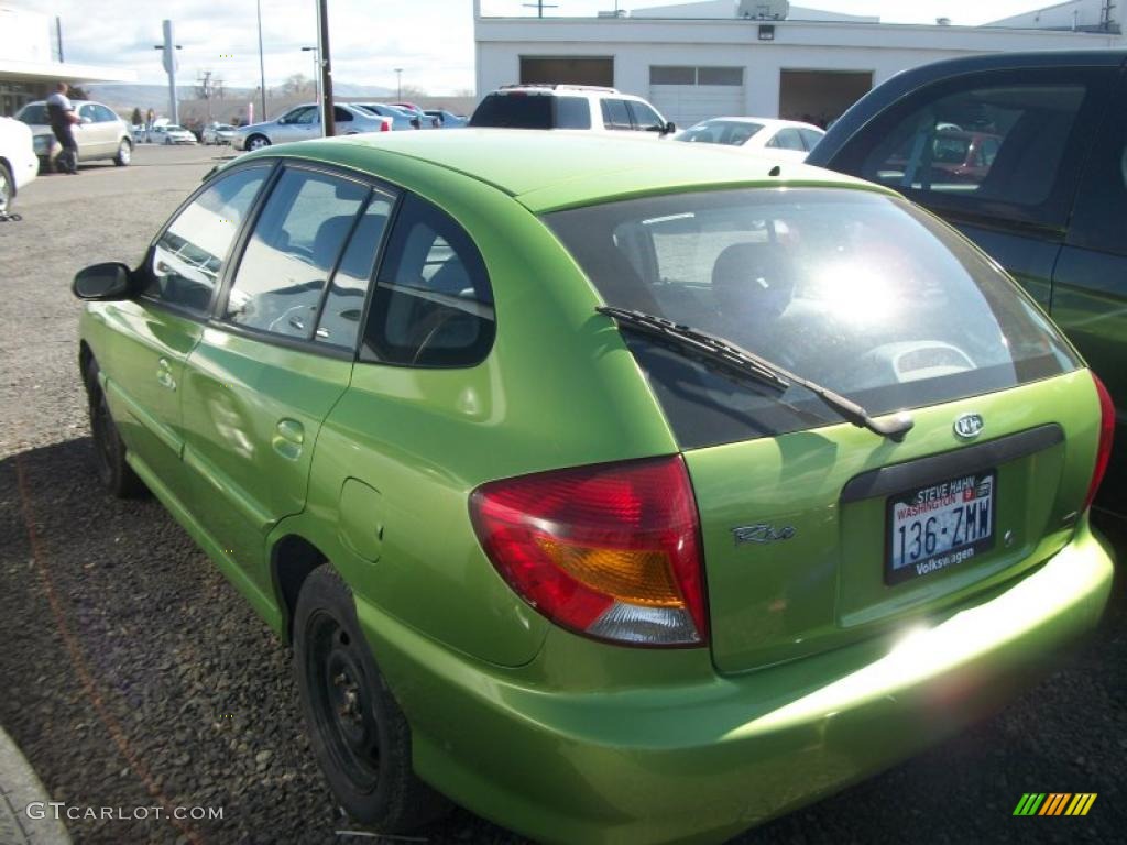 2002 Rio Cinco Hatchback - Forest Green / Gray photo #4