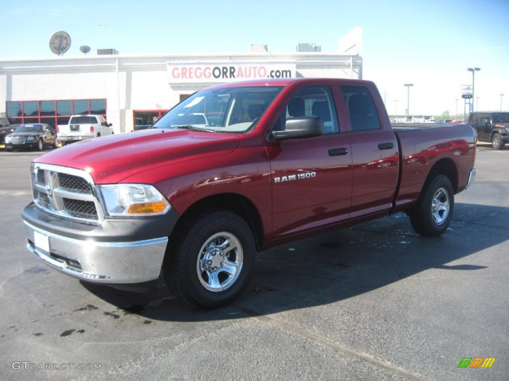 Deep Cherry Red Crystal Pearl Dodge Ram 1500