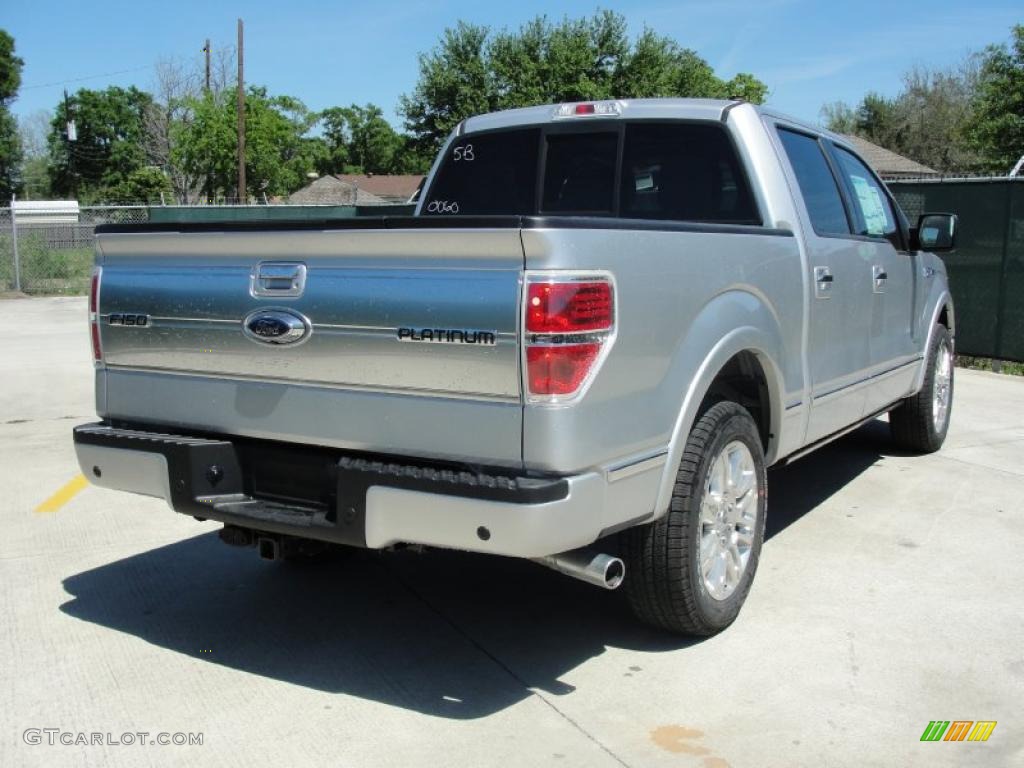 Ingot Silver Metallic 2011 Ford F150 Platinum SuperCrew Exterior Photo #47622485