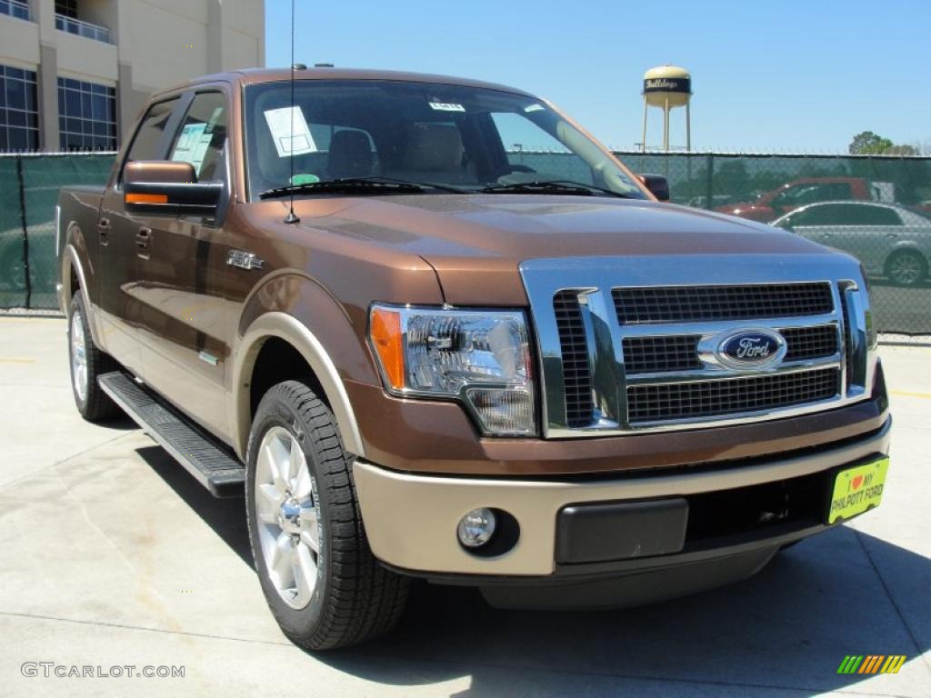 2011 F150 Lariat SuperCrew - Golden Bronze Metallic / Pale Adobe photo #1