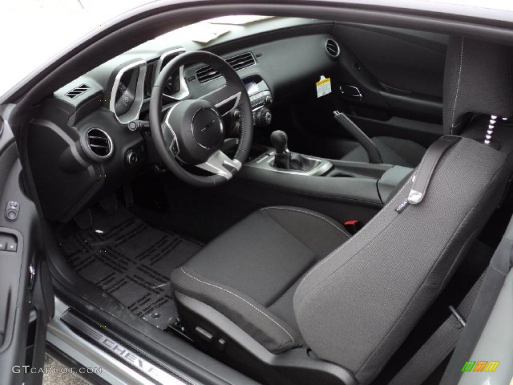 Black Interior 2011 Chevrolet Camaro SS Coupe Photo #47623520