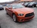 Toxic Orange Pearl 2011 Dodge Charger R/T Road & Track Exterior