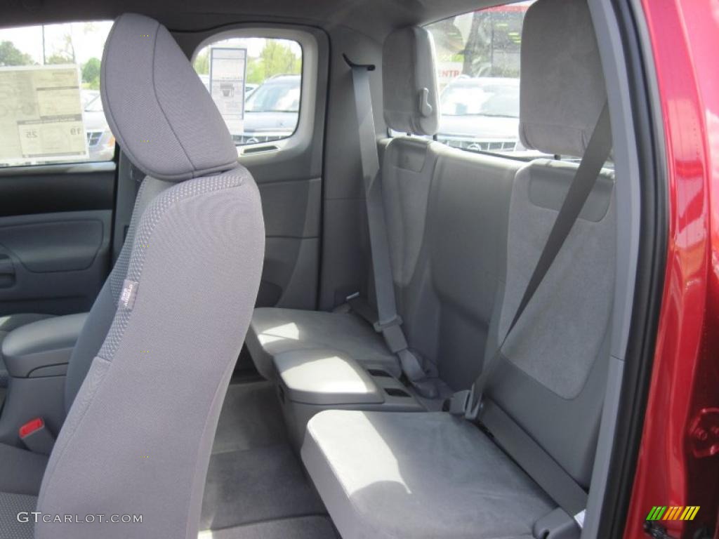 Graphite Gray Interior 2011 Toyota Tacoma PreRunner Access Cab Photo #47624033