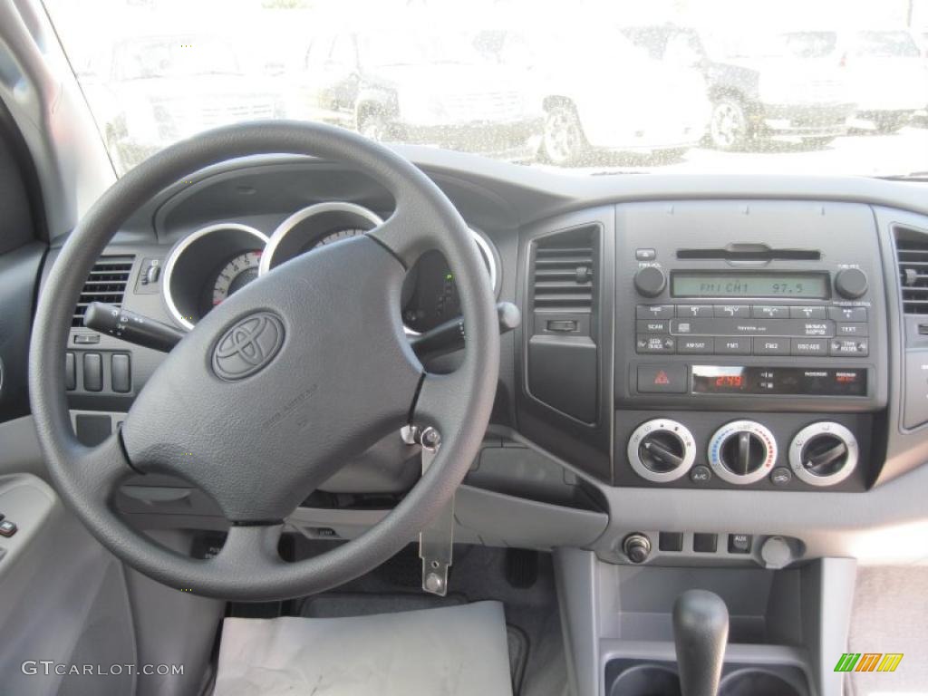 2011 Toyota Tacoma PreRunner Access Cab Graphite Gray Dashboard Photo #47624048