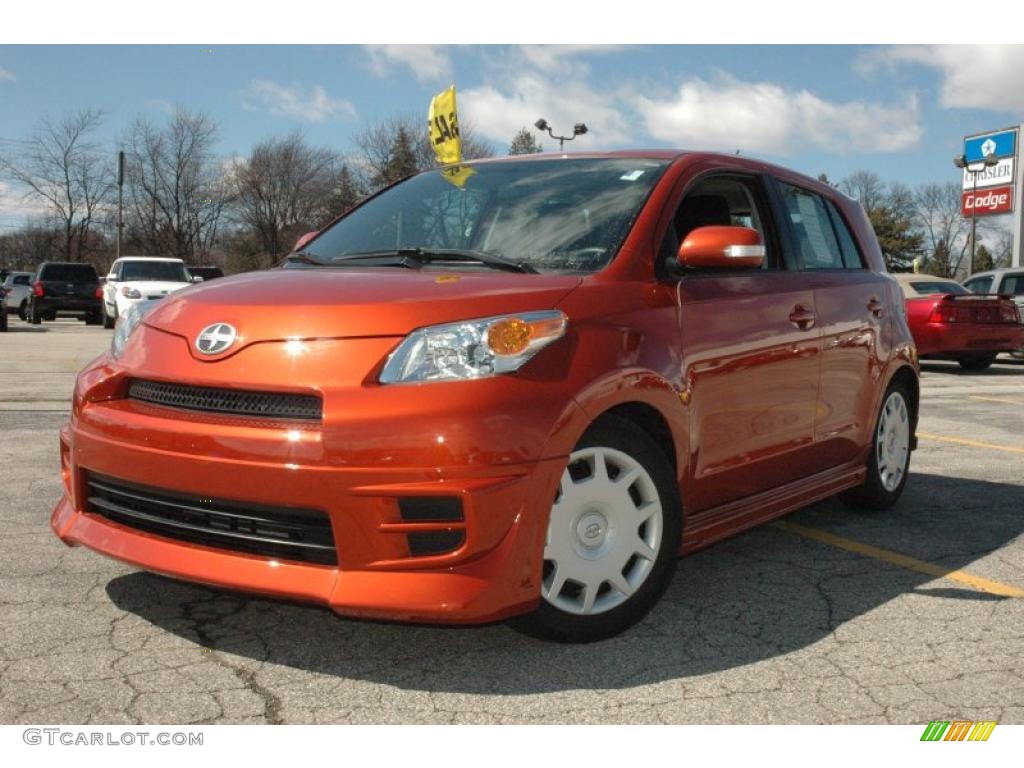 Hot Lava Orange 2008 Scion xD Release Series 1.0 Exterior Photo #47624189