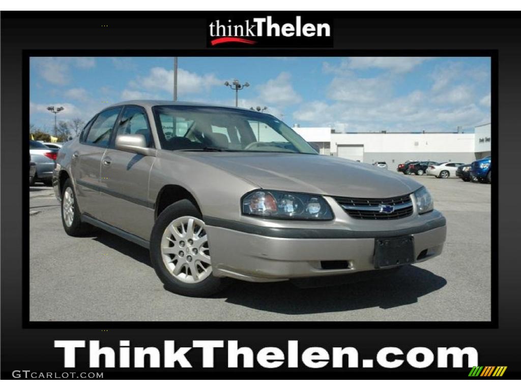 2001 Impala  - Sandrift Metallic / Medium Gray photo #1
