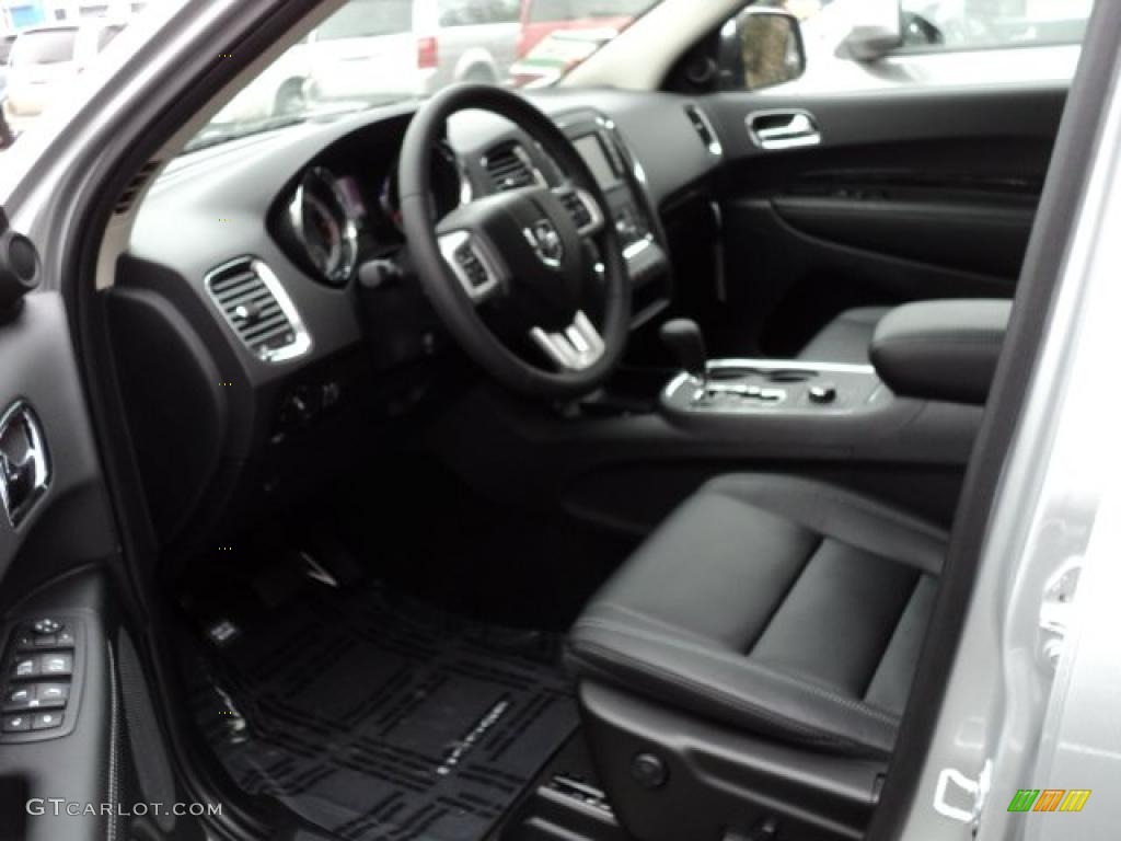 Black Interior 2011 Dodge Durango Citadel 4x4 Photo #47625428