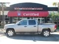 2008 Steel Gray Metallic GMC Sierra 1500 SLE Crew Cab  photo #1