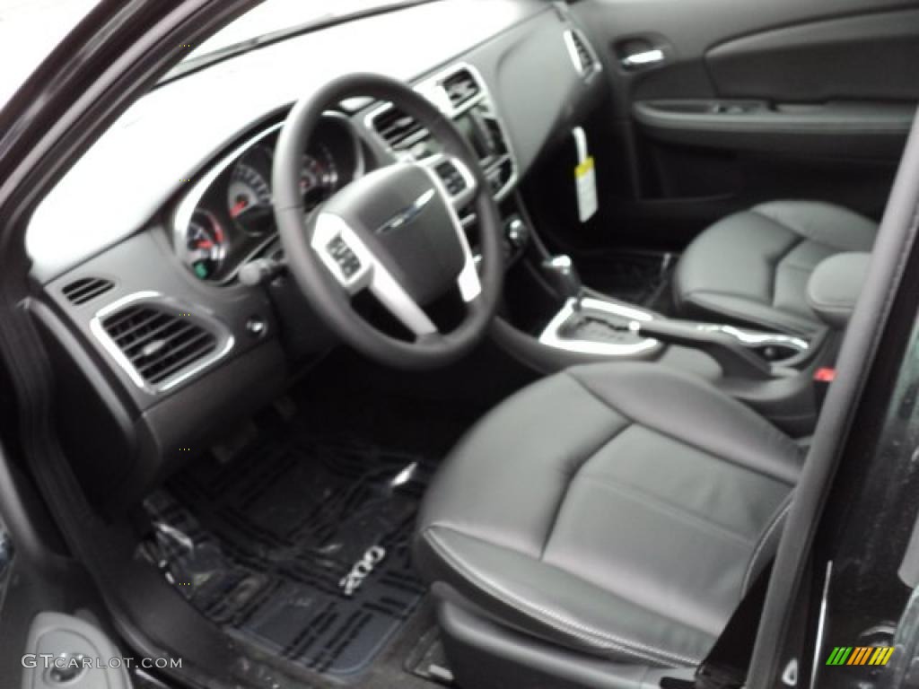 Black Interior 2011 Chrysler 200 Limited Photo #47626097