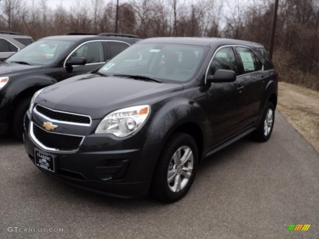 2011 Equinox LS - Cyber Gray Metallic / Light Titanium/Jet Black photo #1