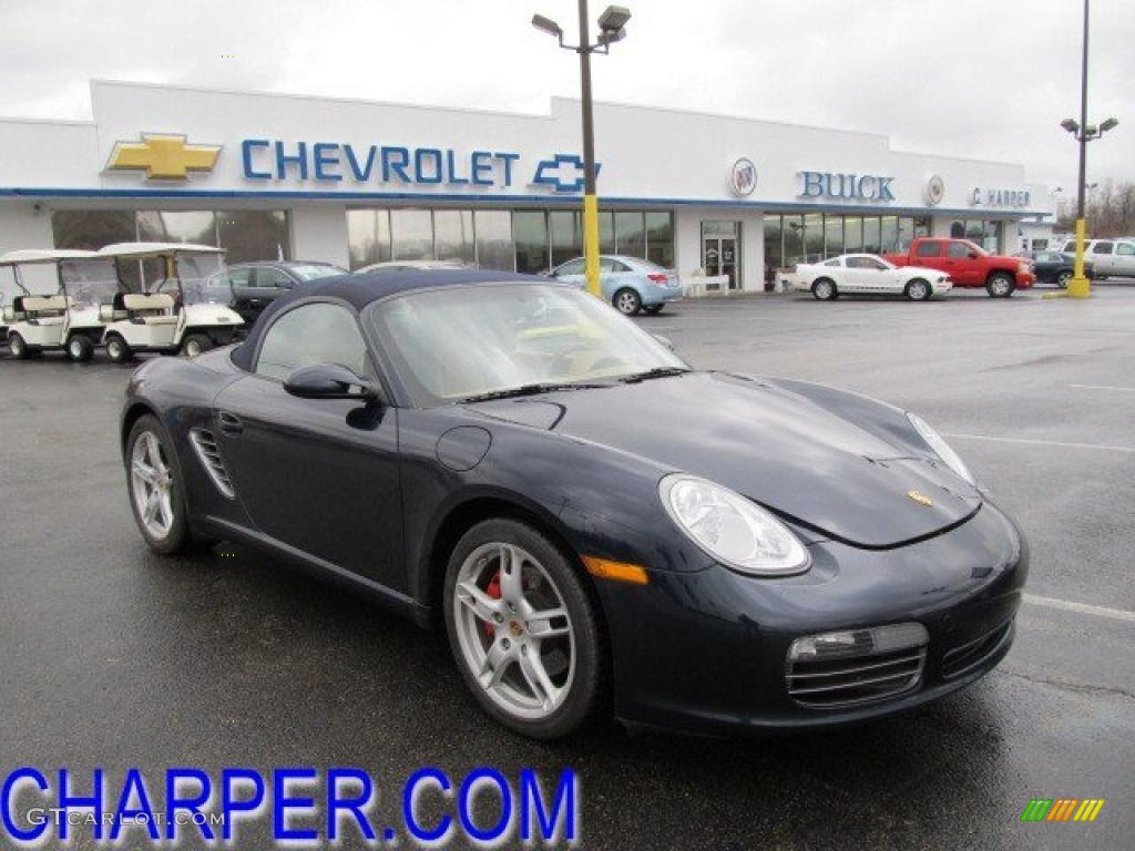 2007 Boxster S - Midnight Blue Metallic / Sand Beige photo #1