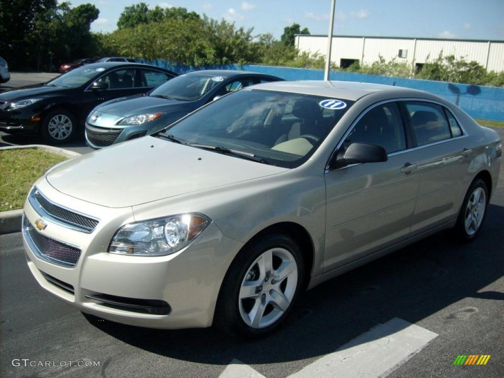 2011 Malibu LS - Gold Mist Metallic / Cocoa/Cashmere photo #1