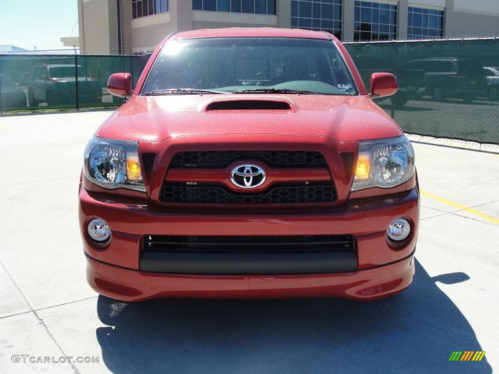 Barcelona Red Metallic 2011 Toyota Tacoma X-Runner Exterior Photo #47627906