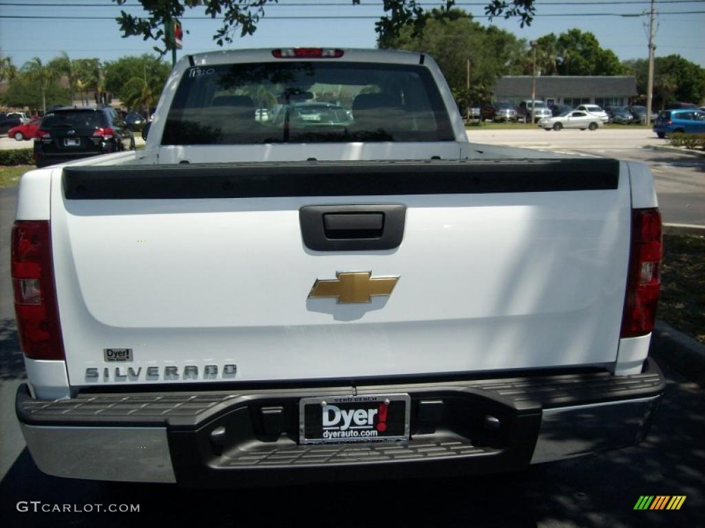 2011 Silverado 1500 Extended Cab - Summit White / Dark Titanium photo #3