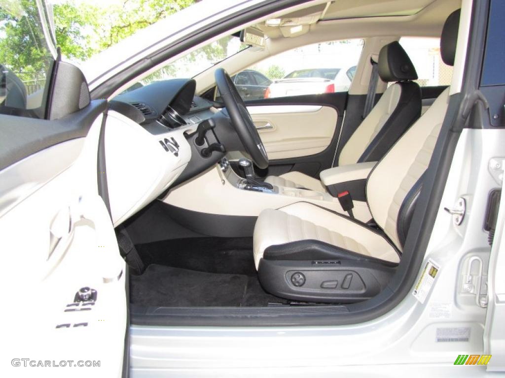 Cornsilk Beige Two Tone Interior 2010 Volkswagen CC Luxury Photo #47628857