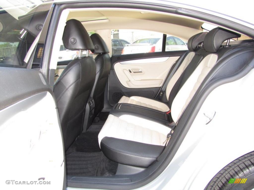 Cornsilk Beige Two Tone Interior 2010 Volkswagen CC Luxury Photo #47628905