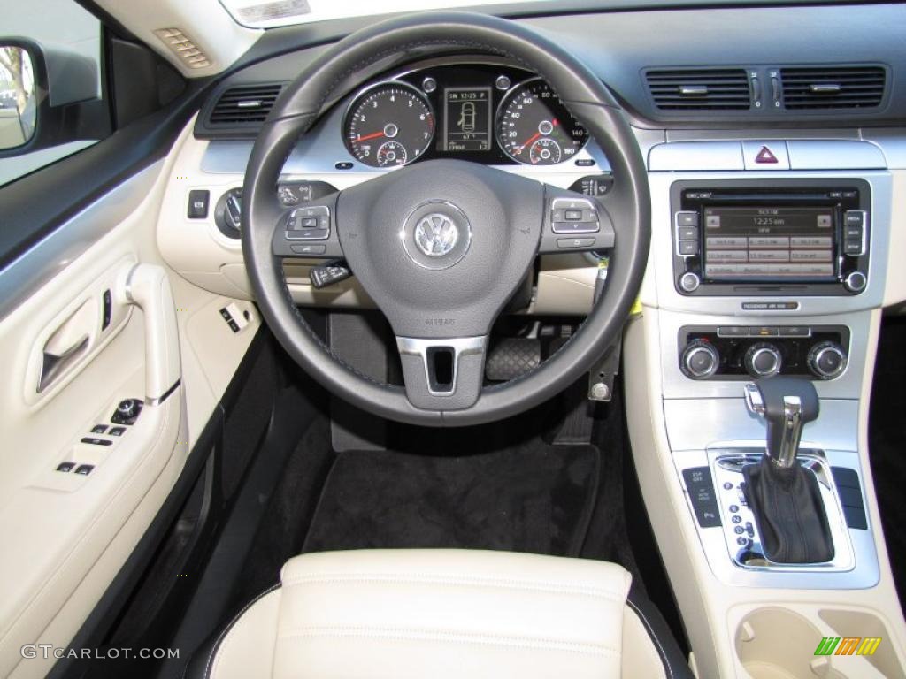 2010 Volkswagen CC Luxury Cornsilk Beige Two Tone Dashboard Photo #47628959