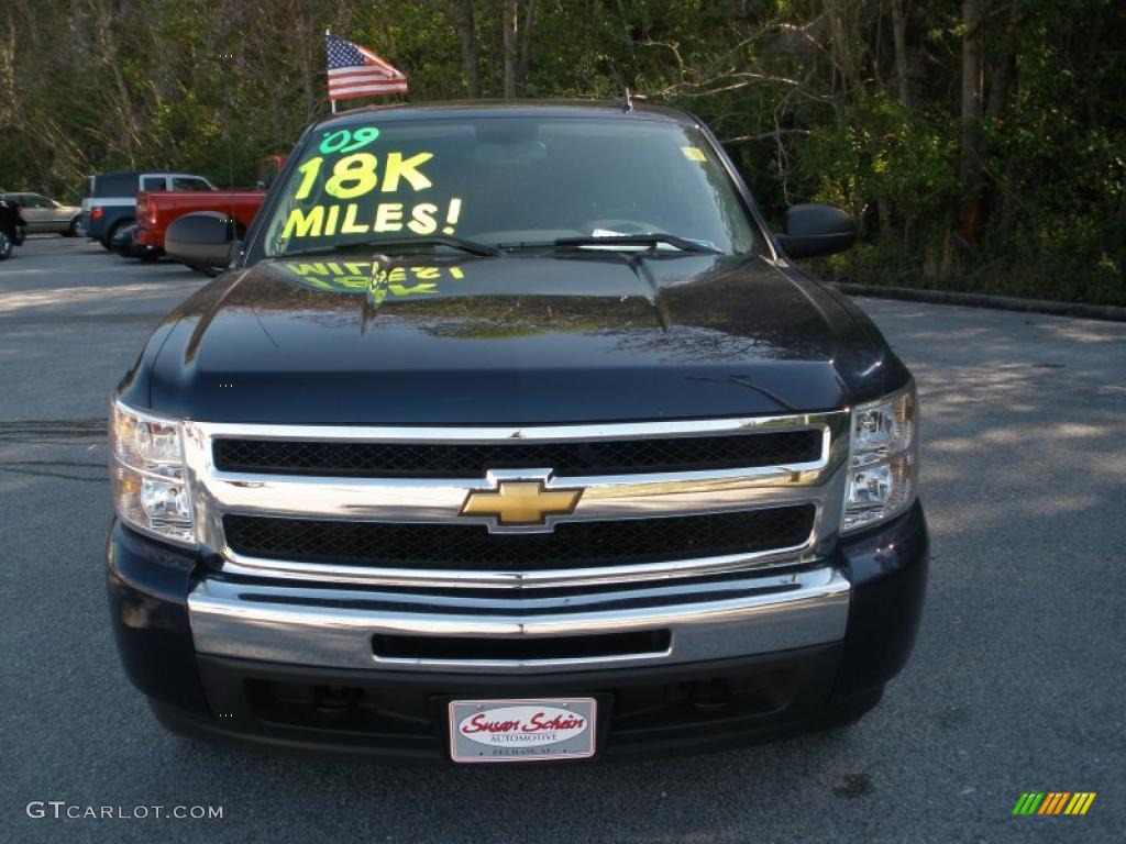 2009 Silverado 1500 LT Z71 Crew Cab 4x4 - Imperial Blue Metallic / Ebony photo #8