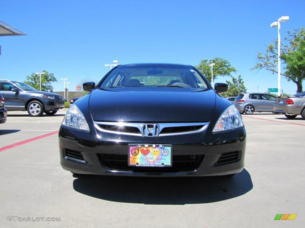 2006 Accord EX-L Sedan - Nighthawk Black Pearl / Ivory photo #8