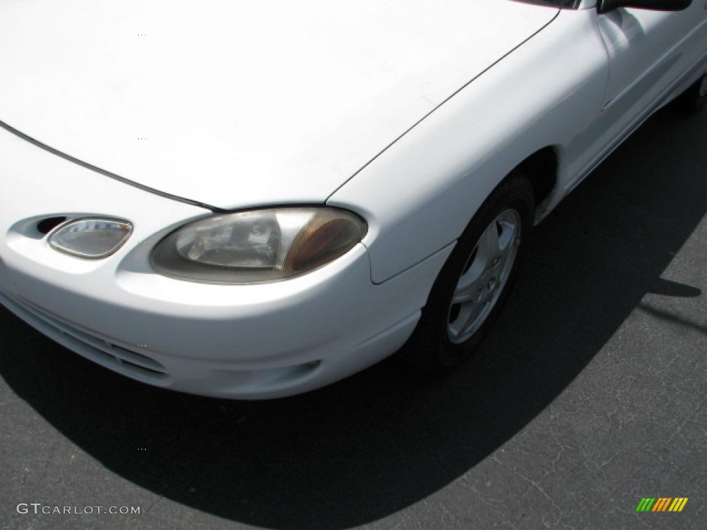 1999 Escort ZX2 Coupe - Oxford White / Medium Graphite photo #4