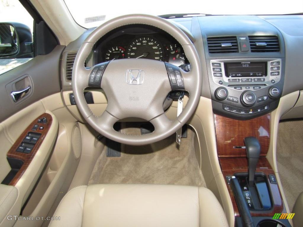 2006 Accord EX-L Sedan - Nighthawk Black Pearl / Ivory photo #15