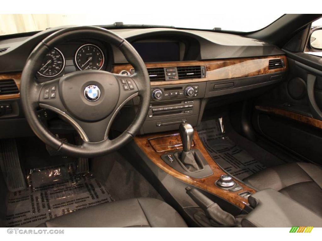 2008 3 Series 328i Convertible - Black Sapphire Metallic / Black Dakota Leather photo #8