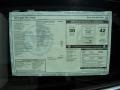 2011 Volkswagen Golf 2 Door TDI Window Sticker