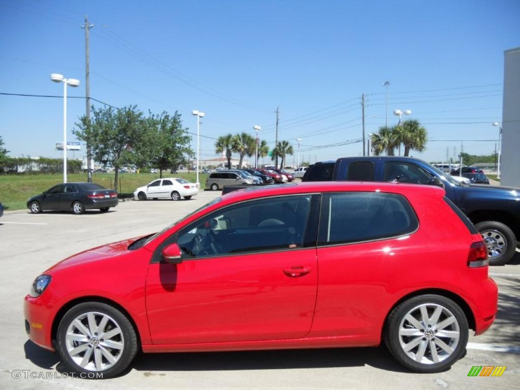 Tornado Red 2011 Volkswagen Golf 2 Door TDI Exterior Photo #47631215