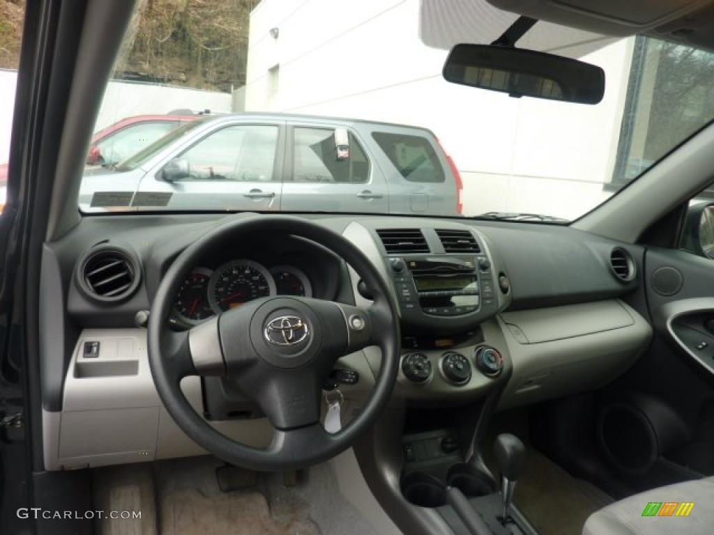 2010 RAV4 I4 4WD - Black Forest Pearl / Ash Gray photo #13