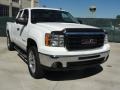 Summit White 2009 GMC Sierra 1500 SLE Extended Cab 4x4 Exterior