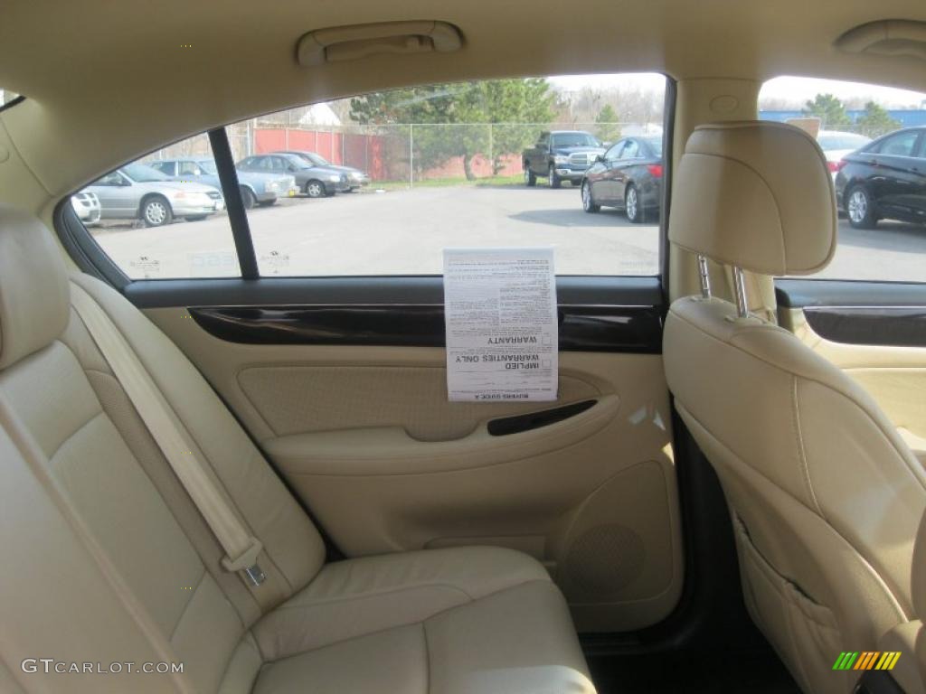 Beige Interior 2009 Hyundai Genesis 3.8 Sedan Photo #47636821