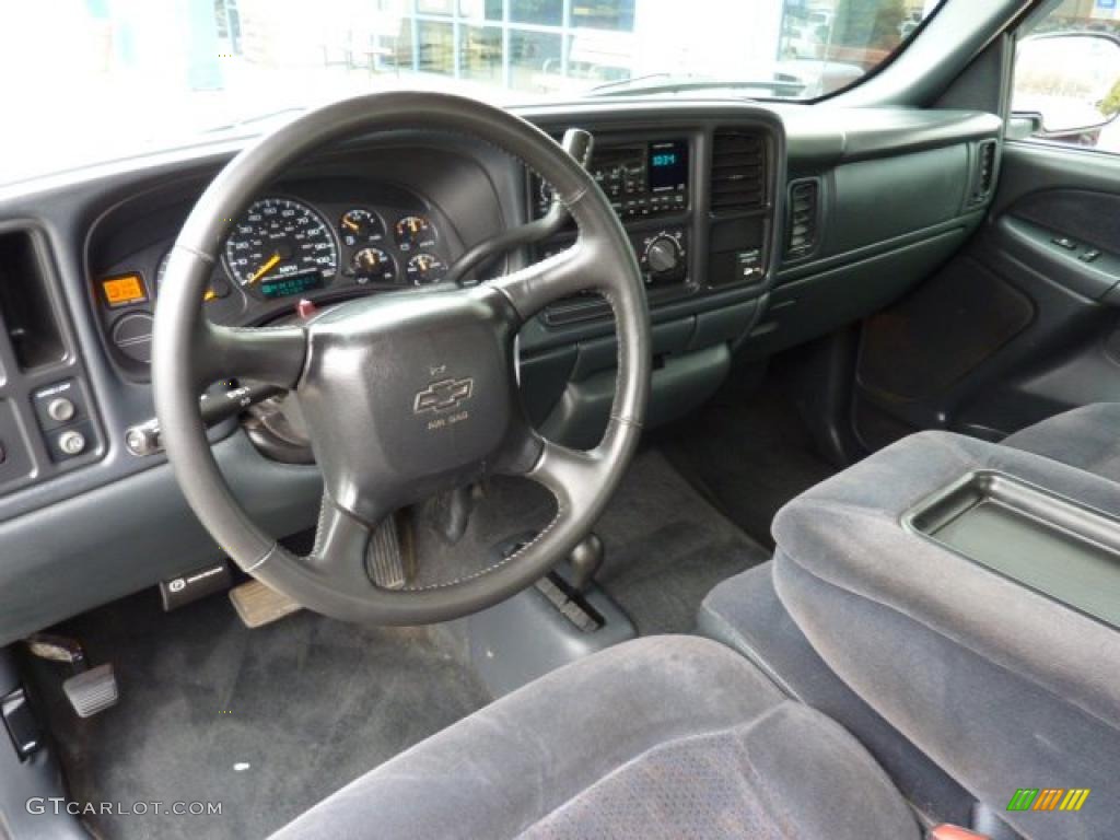 Graphite Interior 2000 Chevrolet Silverado 1500 LS Extended Cab 4x4 Photo #47636875