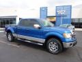 2009 Blue Flame Metallic Ford F150 XLT SuperCrew 4x4  photo #1