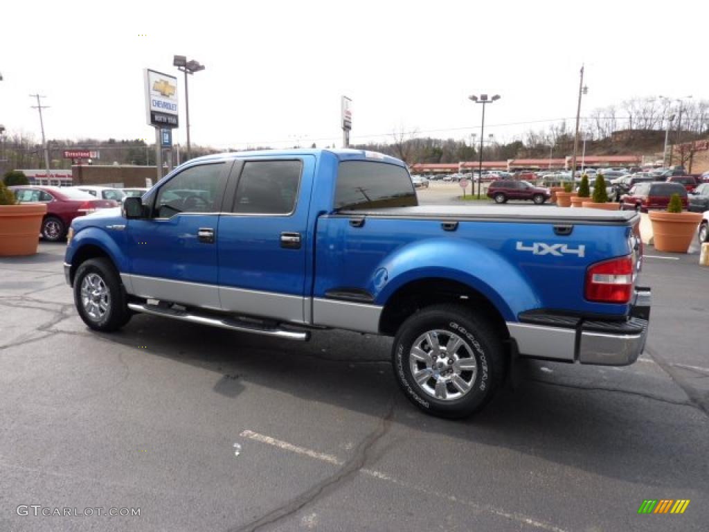 Blue Flame Metallic 2009 Ford F150 XLT SuperCrew 4x4 Exterior Photo #47637343