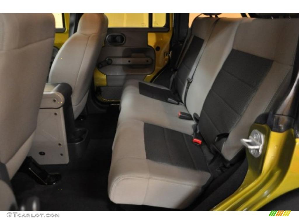 2008 Wrangler Unlimited X 4x4 - Rescue Green Metallic / Dark Slate Gray/Med Slate Gray photo #12