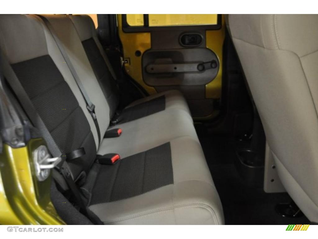 2008 Wrangler Unlimited X 4x4 - Rescue Green Metallic / Dark Slate Gray/Med Slate Gray photo #14