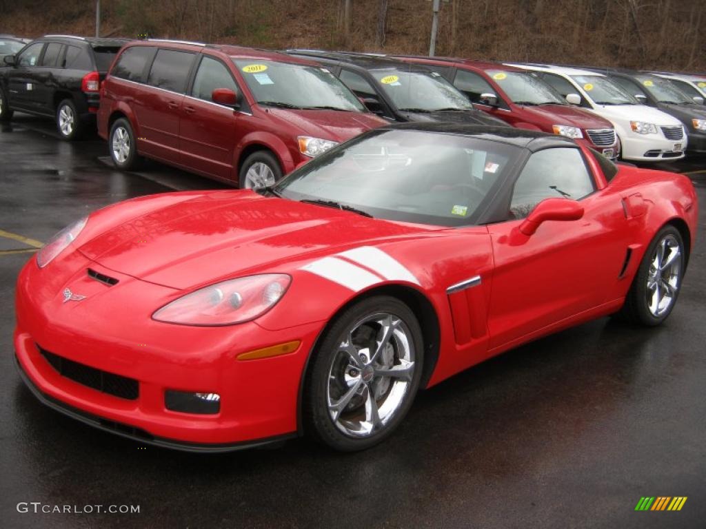 2010 Corvette Grand Sport Coupe - Torch Red / Red photo #11