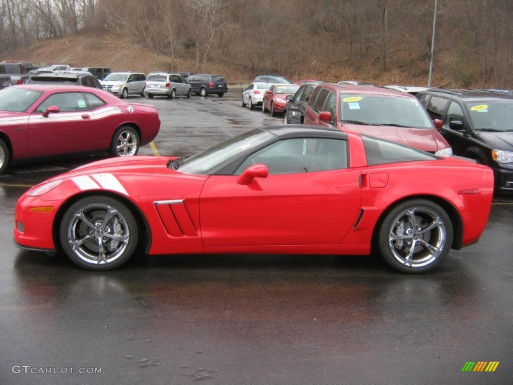 2010 Corvette Grand Sport Coupe - Torch Red / Red photo #12