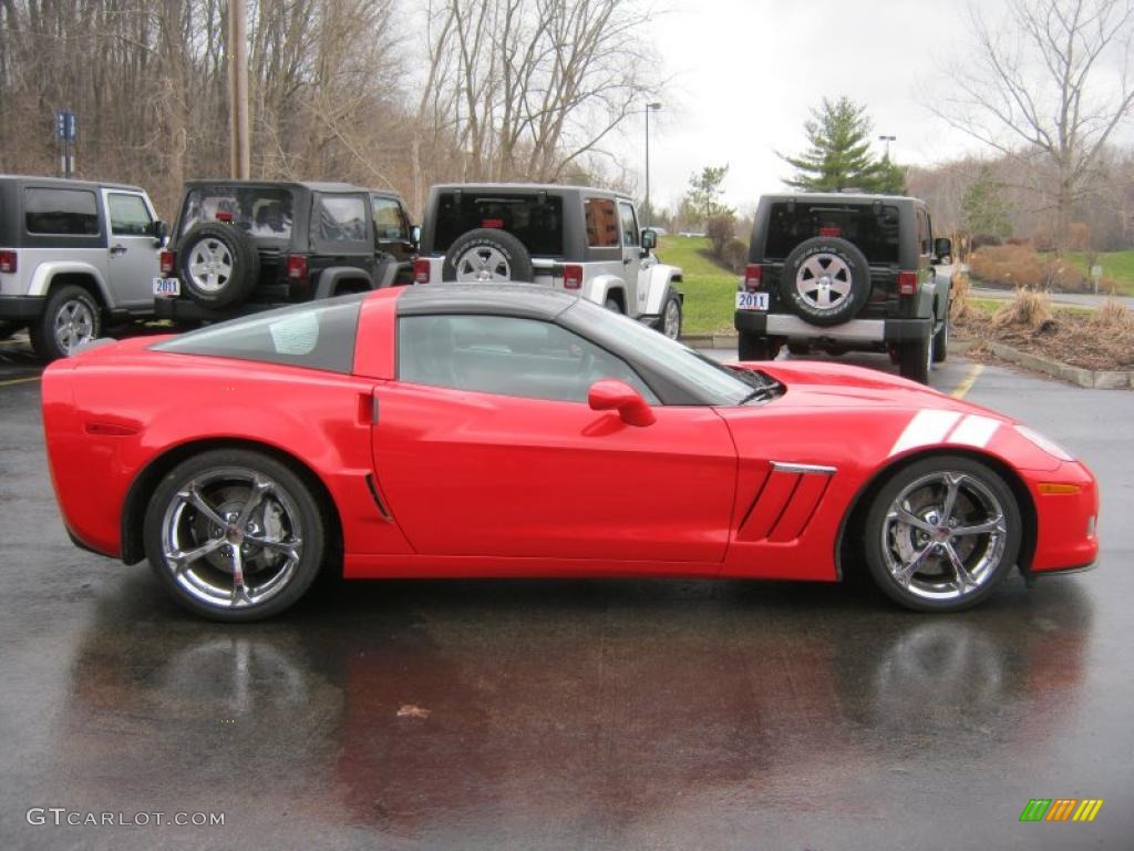 2010 Corvette Grand Sport Coupe - Torch Red / Red photo #15